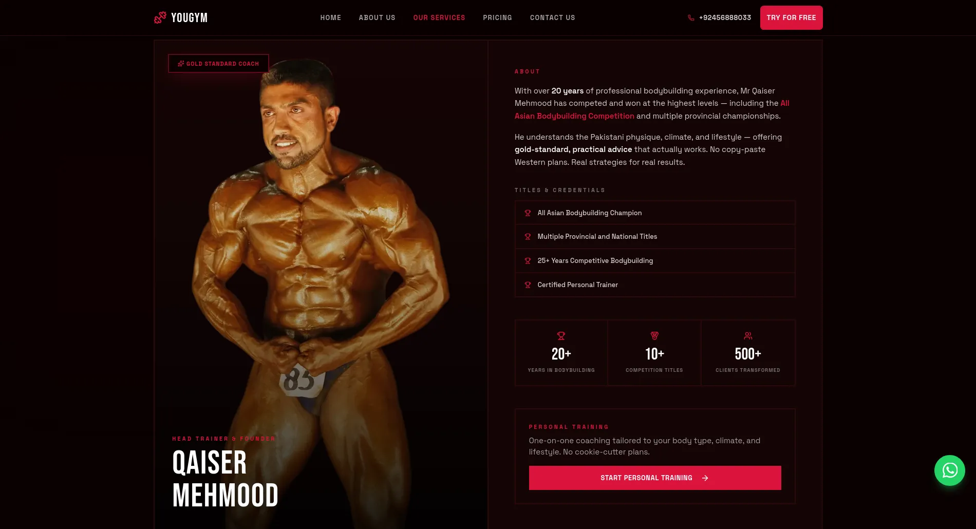 YOUGYM trainer introduction